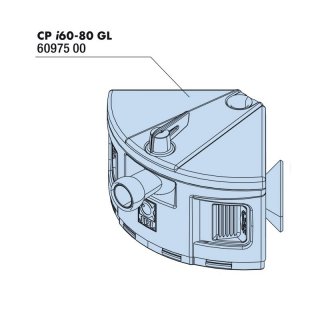 JBL CP i60/i80 greenline, Pumpenkopf